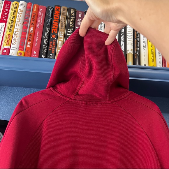Puma Burgundy Zip Up Hooded Jacket Men’s - Picture 12 of 16
